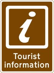 Location of a Tourist information point or centre — UK road sign