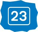 The number of a route for pedal cycles forming part of a regional cycle route network — UK road sign