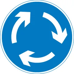 Vehicles entering the junction must give way to traffic to vehicles coming from the right — UK road sign