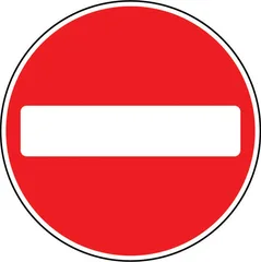 No entry for vehicular traffic — UK road sign