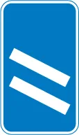 200 yards to a roundabout or the next point at which traffic may leave a route — UK road sign