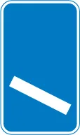100 yards to a roundabout or the next point at which traffic may leave a route — UK road sign