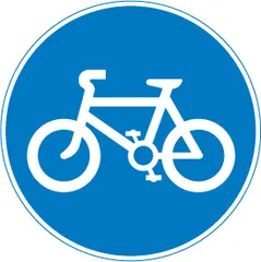 Route for use by pedal cycles only — UK road sign